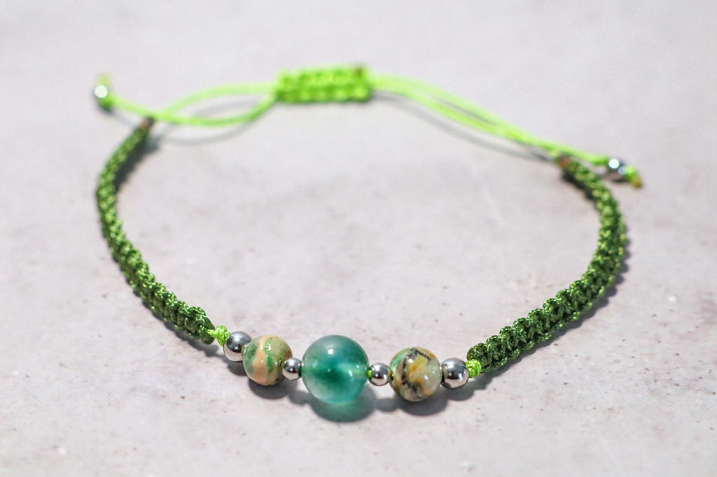 🌎🪢 NOMAD KNOTS | DONKER GROEN | ZILVER 🪢🌎