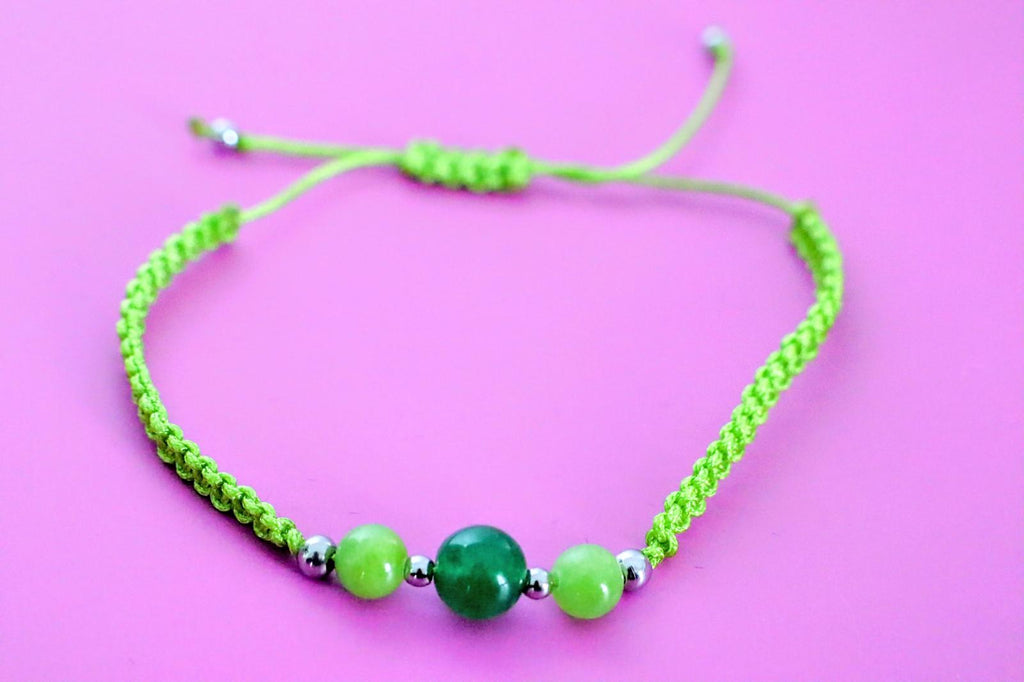 🌎🪢 NOMAD KNOTS | LICHT GROEN | ZILVER 🪢🌎