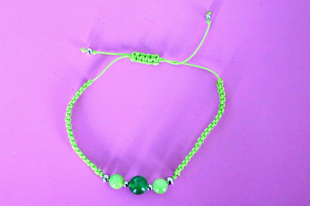 🌎🪢 NOMAD KNOTS | LICHT GROEN | ZILVER 🪢🌎