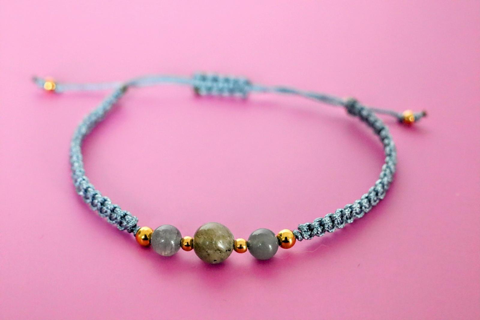 🌎🪢 NOMAD KNOTS | GRIJS BLAUW | GOUD 🪢🌎