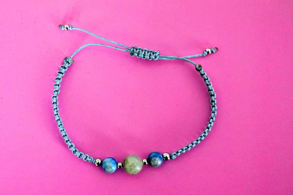 🌎🪢 NOMAD KNOTS | GRIJS BLAUW | ZILVER 🪢🌎