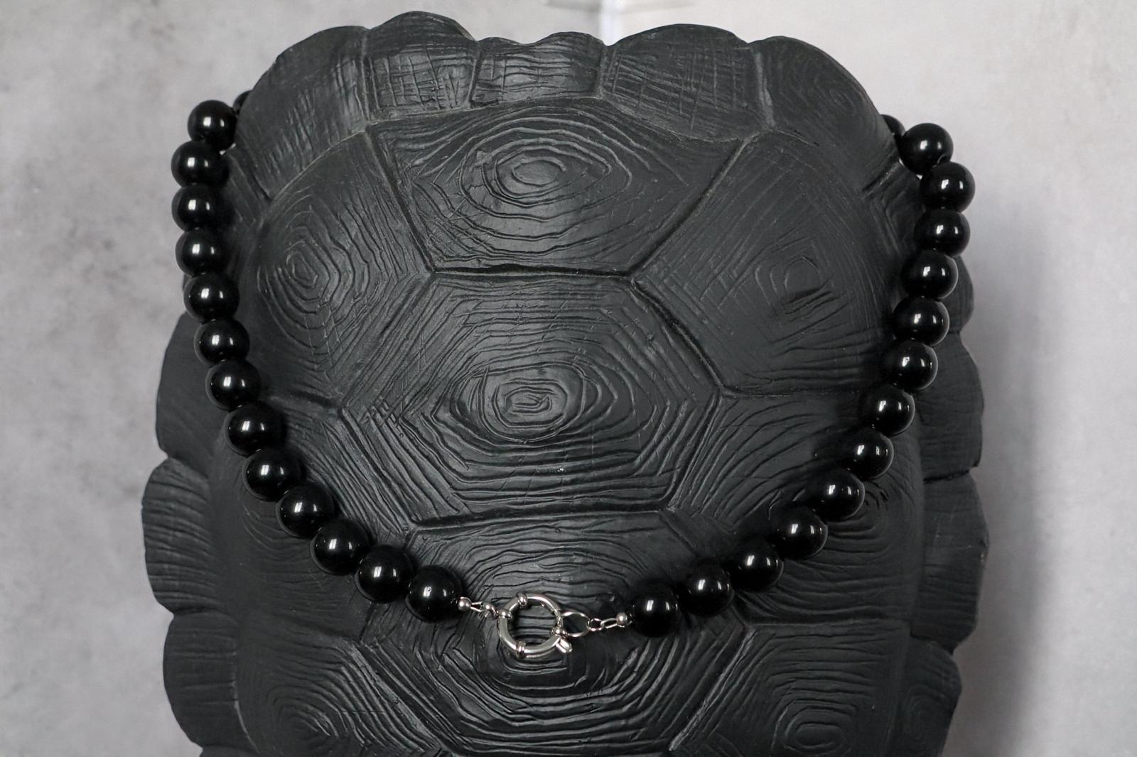 📿💥 BOLD BEADS | TENERIFE BLACK | 50CM 💥📿