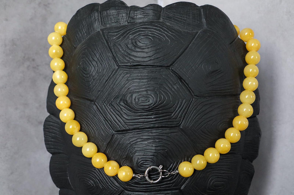 📿💥 BOLD BEADS | NICE YELLOW | 50CM 💥📿