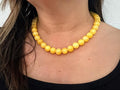 📿💥 BOLD BEADS | NICE YELLOW | 50CM 💥📿