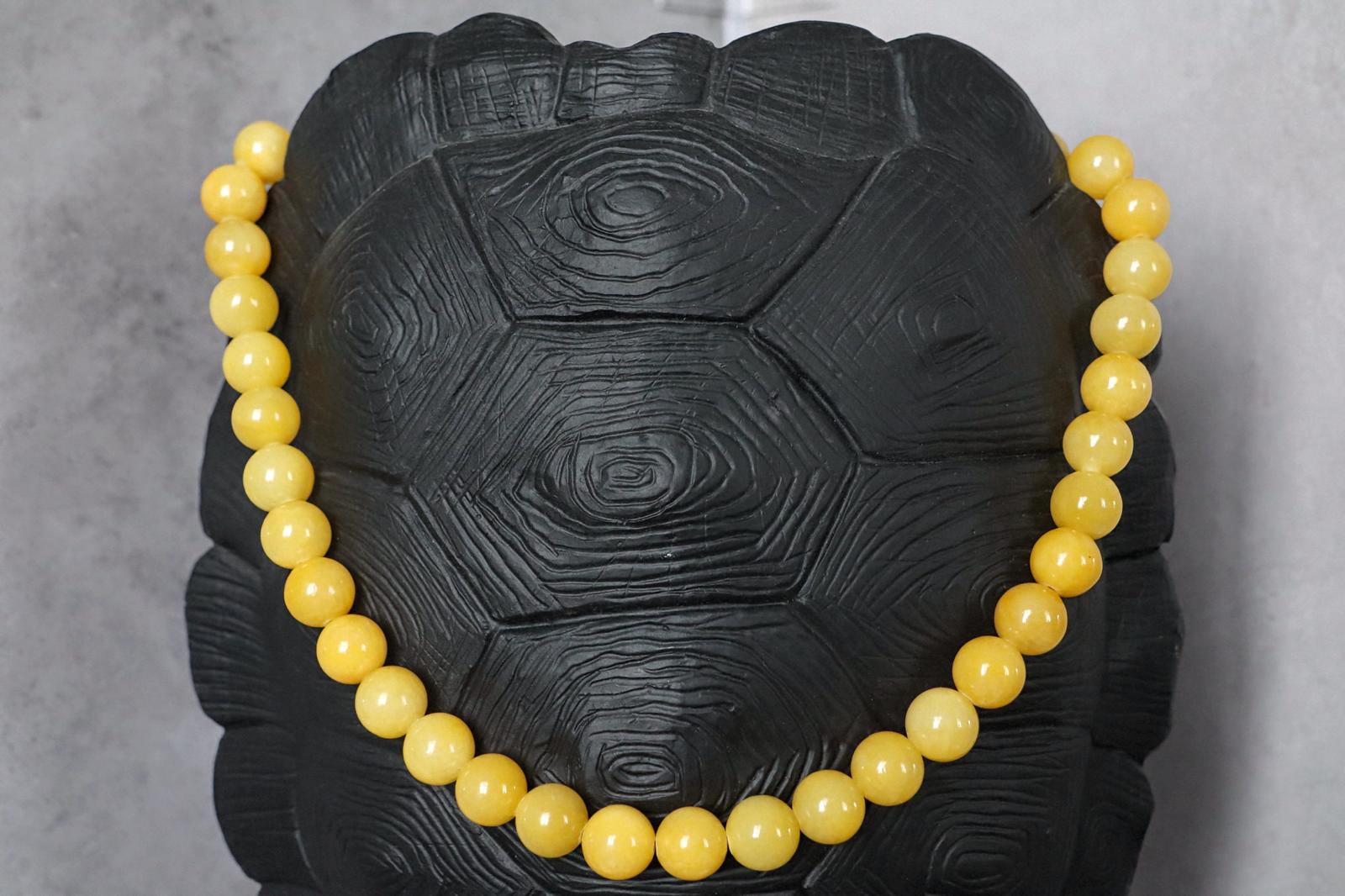 📿💥 BOLD BEADS | NICE YELLOW | 50CM 💥📿