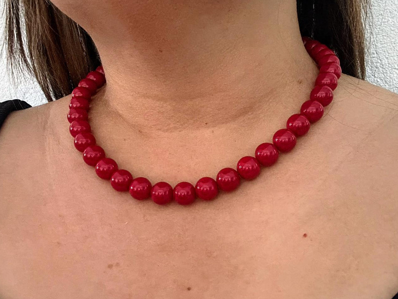 📿💥 BOLD BEADS | MARRAKECH RED | 50CM💥📿