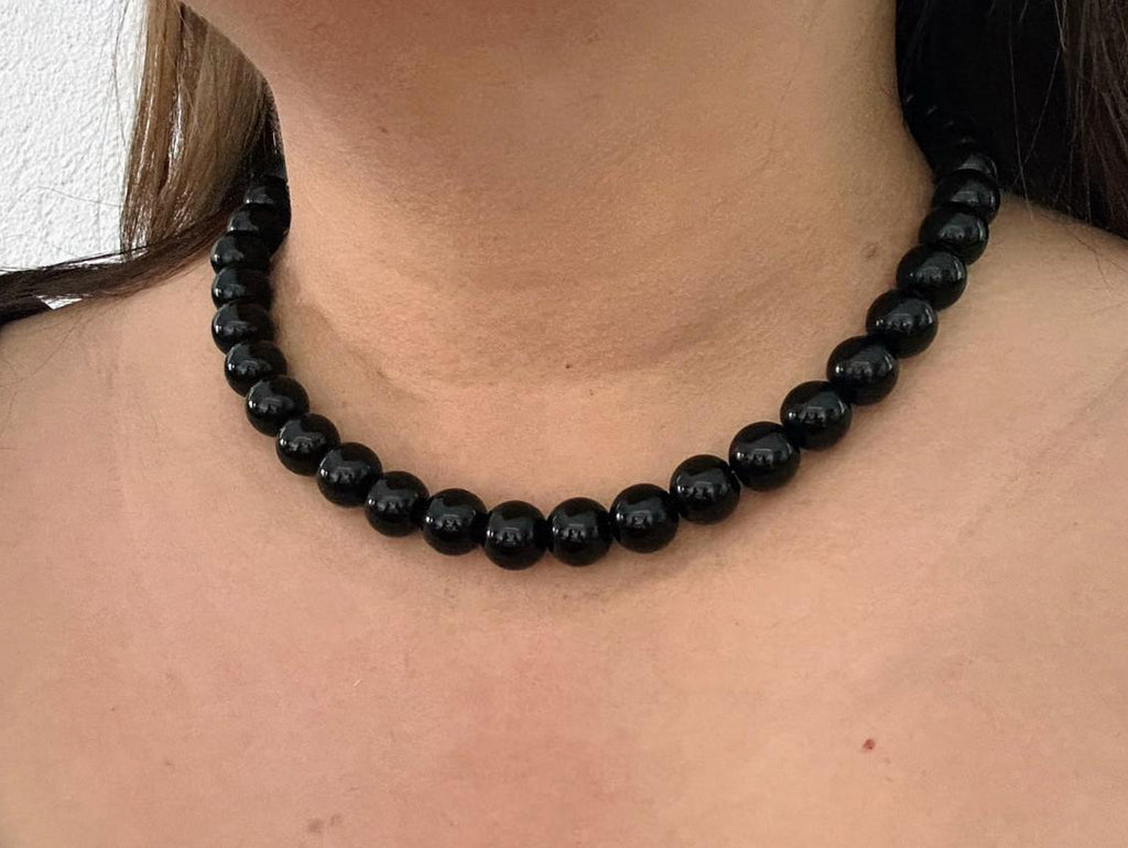 📿💥 BOLD BEADS | TENERIFE BLACK | 50CM 💥📿
