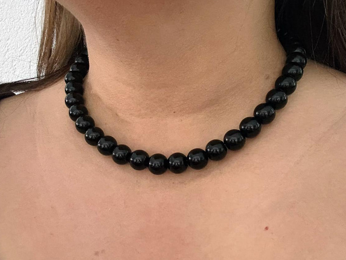 📿💥 BOLD BEADS | TENERIFE BLACK | 50CM 💥📿