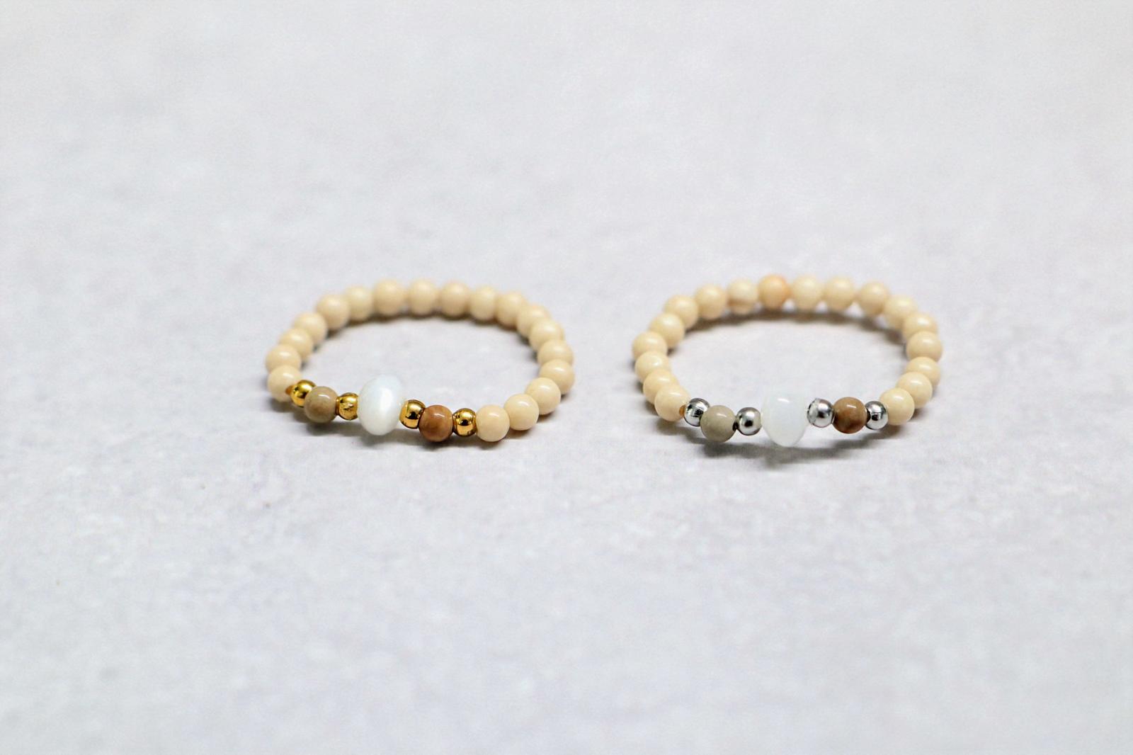 🐚✨ SHELLIGHT RING | WIT | ZILVER ✨🐚