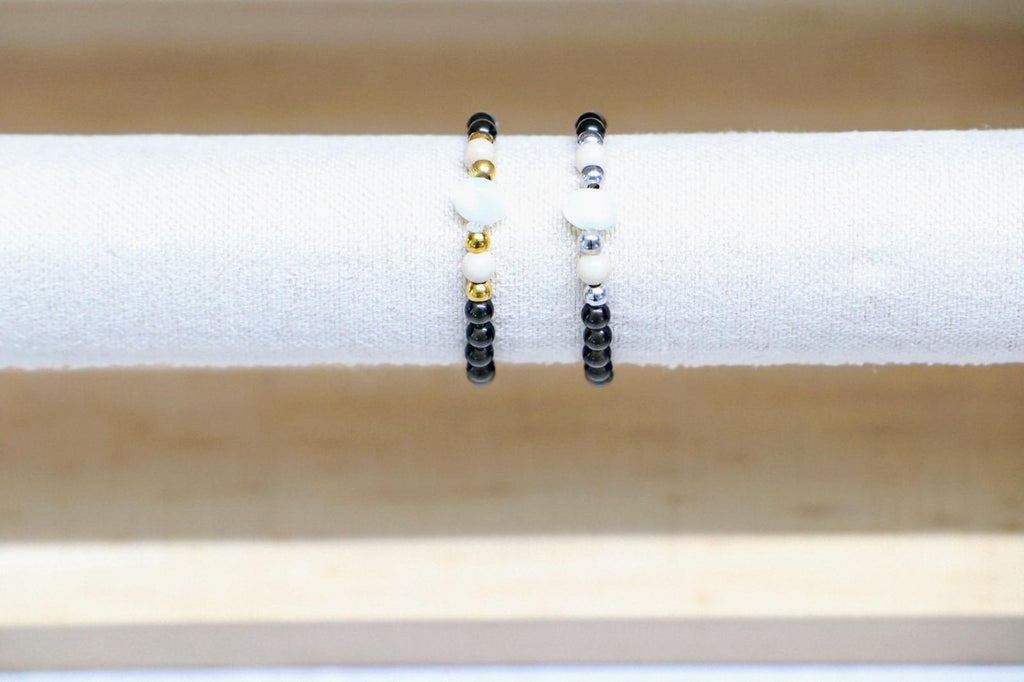 🐚✨ SHELLIGHT RING | ZWART | GOUD ✨🐚