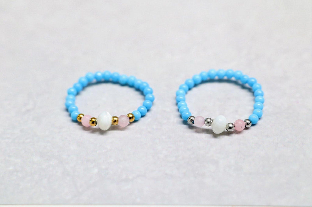 🐚✨ SHELLIGHT RING | TURQUOISE | ZILVER ✨🐚