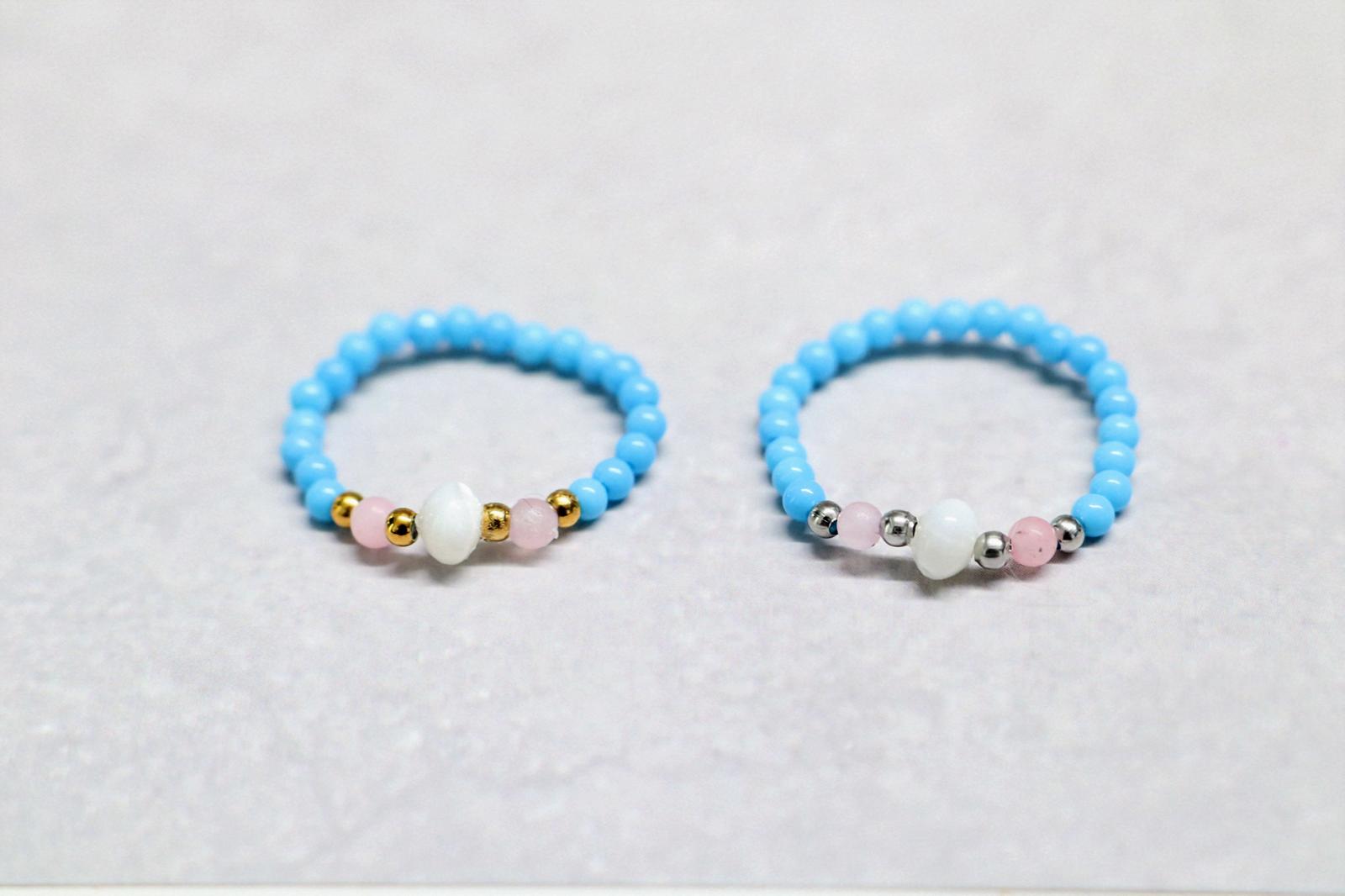 🐚✨ SHELLIGHT RING | TURQUOISE | ZILVER ✨🐚