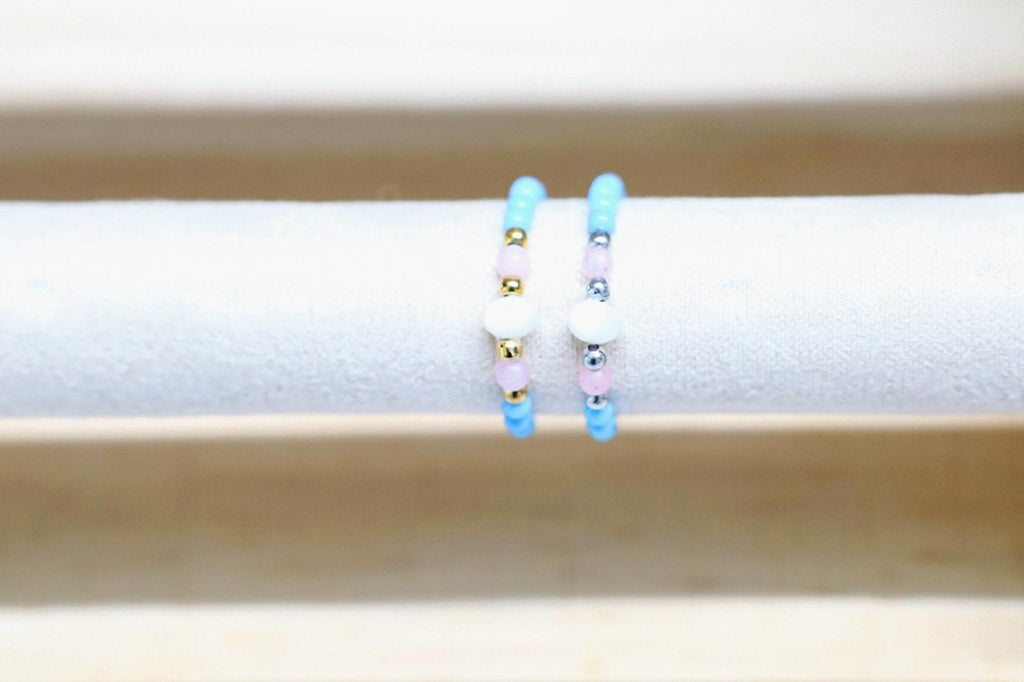 🐚✨ SHELLIGHT RING | TURQUOISE | ZILVER ✨🐚