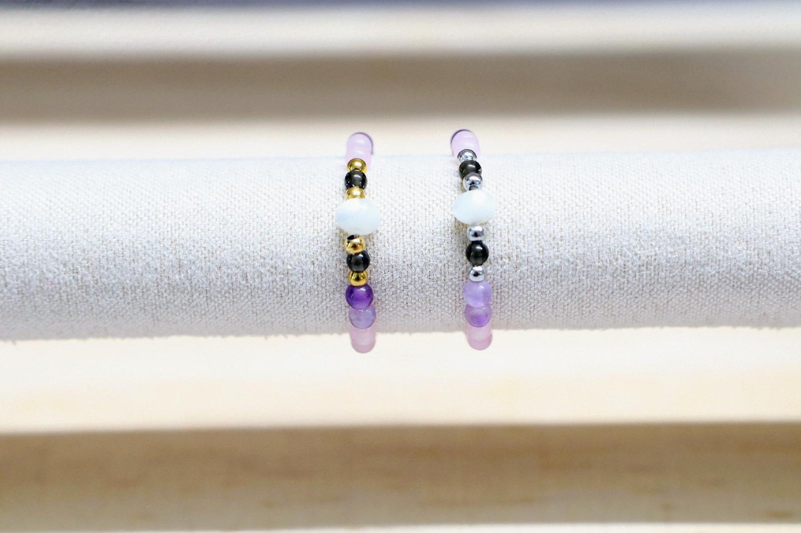 🐚✨ SHELLIGHT RING | ROZE PAARS | GOUD ✨🐚