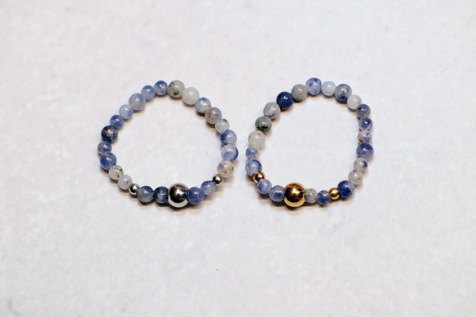 ✨🔘 METALSHINE | BLAUW | GOUD 🔘✨