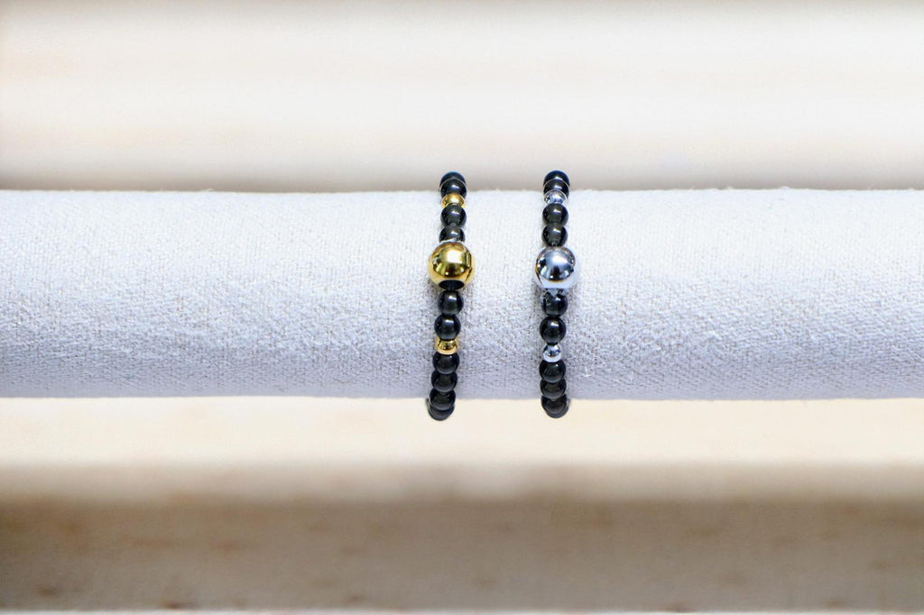 ✨🔘 METALSHINE | ZWART | ZILVER 🔘✨