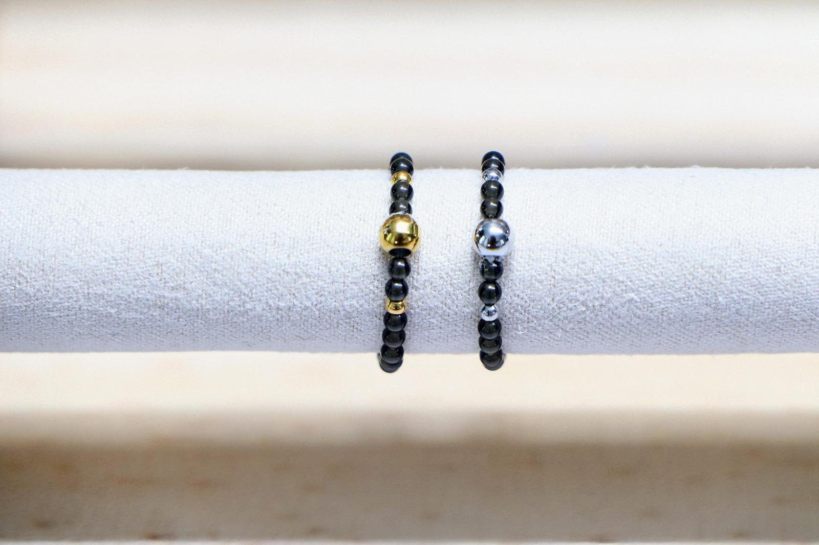 ✨🔘 METALSHINE | ZWART | ZILVER 🔘✨