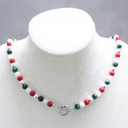 MEXICO VALLEY | Natuursteen ketting mix | 6mm | ca. 42cm