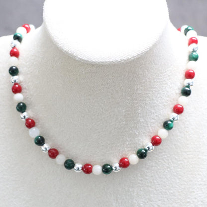 MEXICO VALLEY | Natuursteen ketting mix | 6mm | ca. 42cm