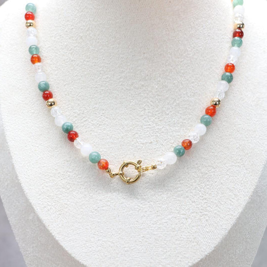 PORTOFINO MARE | Natuursteen ketting mix | 6mm | ca. 45cm
