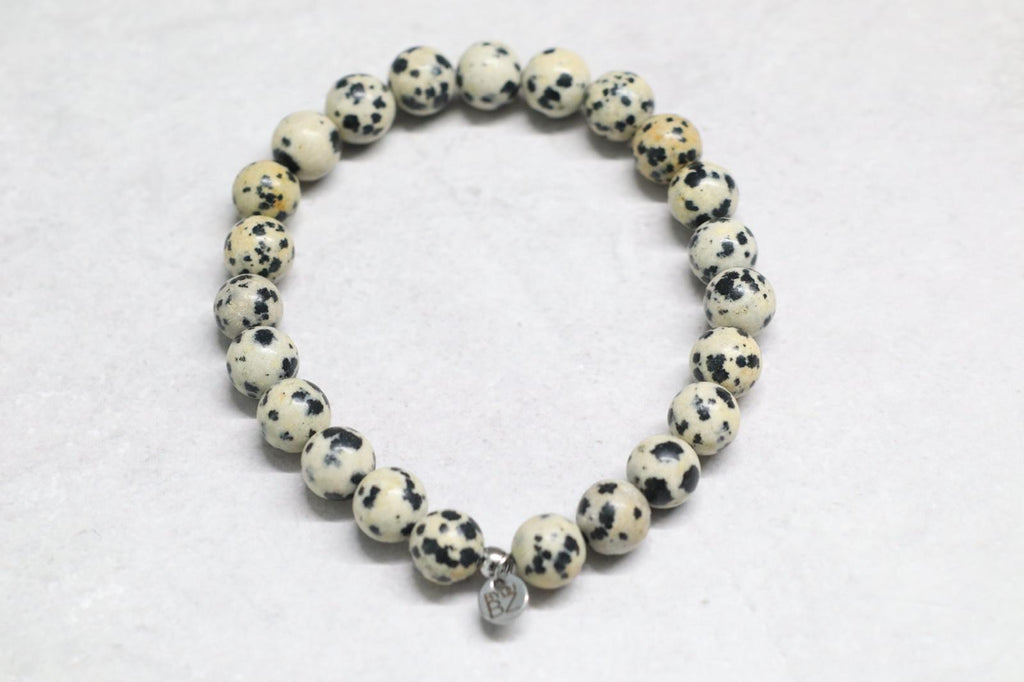 🖤🤍 CLASSIC DALMATIER JASPIS 🤍🖤 | 8 mm | Normal Fit