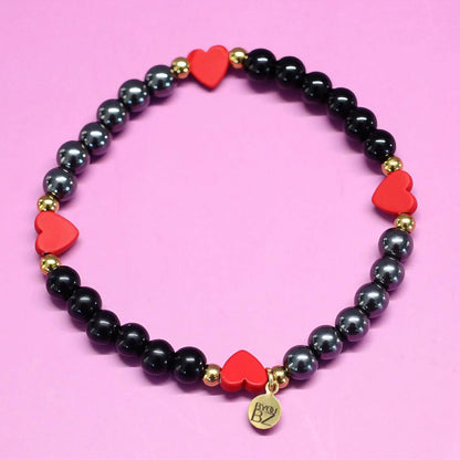 MIDNIGHT PARIS | Natuursteen armband mix | 6mm | Normal Fit