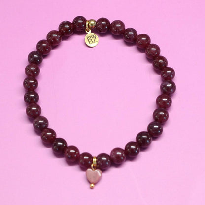 MOJAVE DUSK | Granaat armband | 6mm | Normal Fit