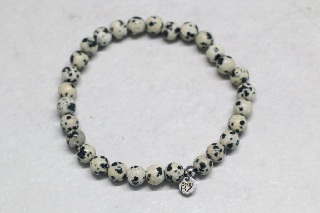 🖤🤍 CLASSIC DALMATIER JASPIS 🤍🖤 | 6 mm | Normal Fit