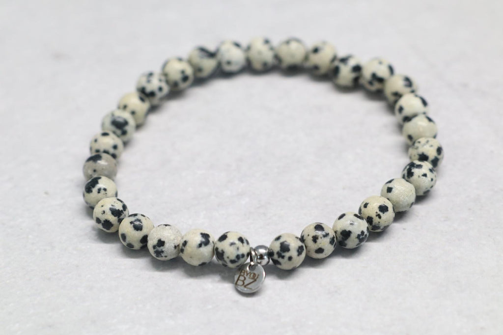 🖤🤍 CLASSIC DALMATIER JASPIS 🤍🖤 | 6 mm | Normal Fit