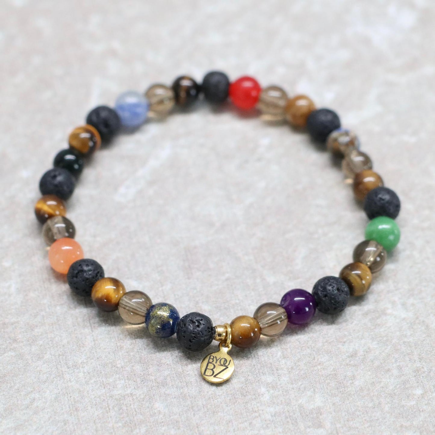JOY GEM MEXICO CITY | Natuursteen armband mix | 6mm | Normal Fit