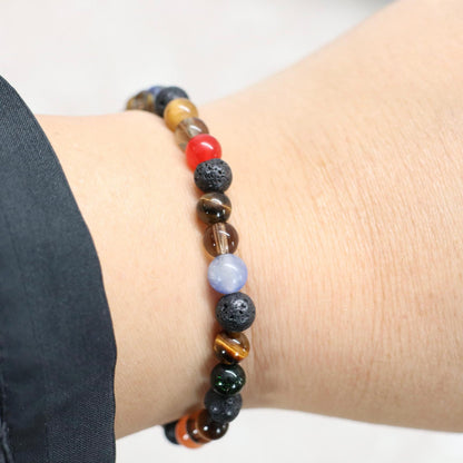 JOY GEM MEXICO CITY | Natuursteen armband mix | 6mm | Normal Fit