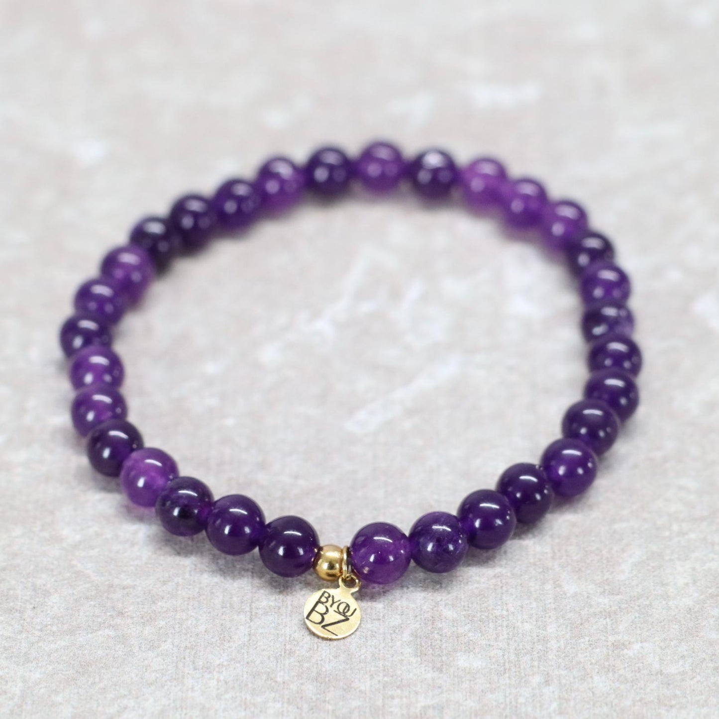 CLASSIC AMETHIST | Amethist armband | 6mm | Normal Fit