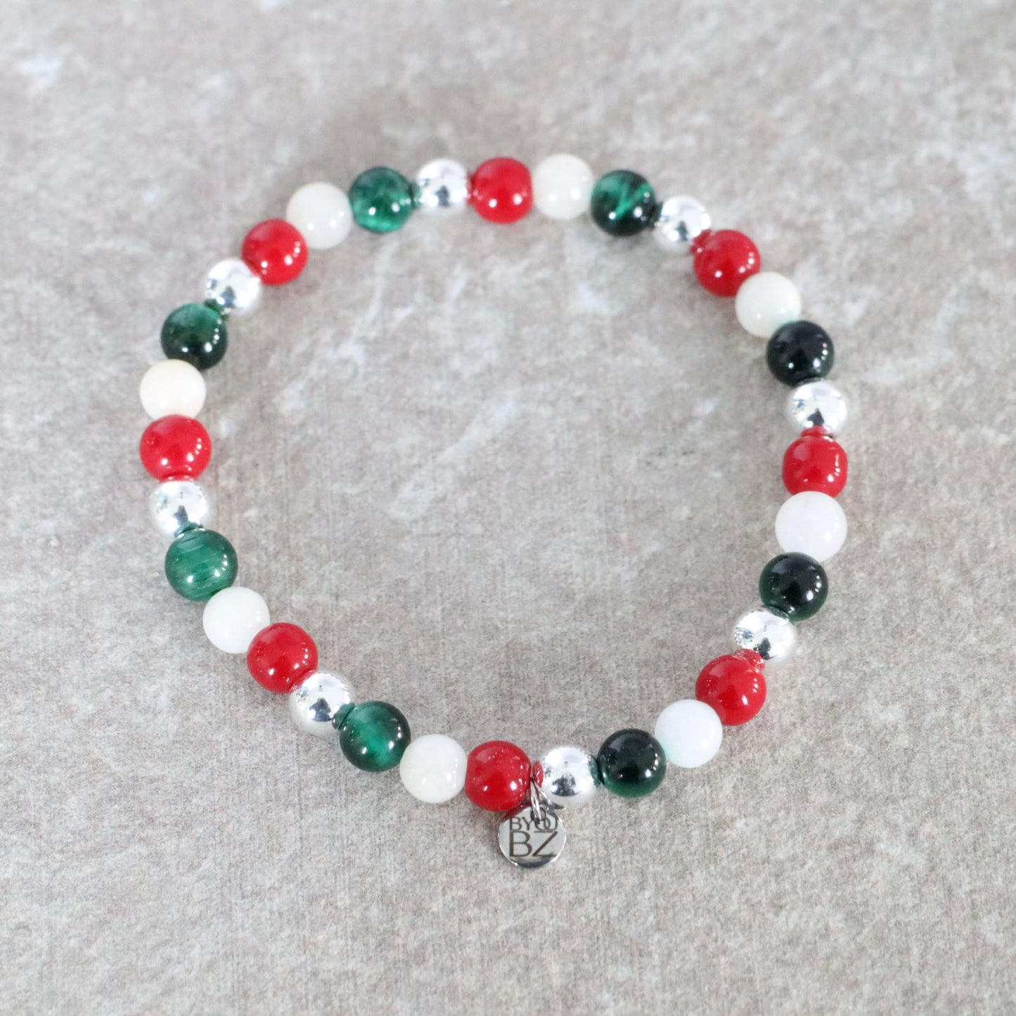 VERONA VERDE | Natuursteen armband mix | 6mm | Normal Fit