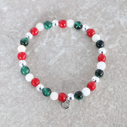 VERONA VERDE | Natuursteen armband mix | 6mm | Normal Fit