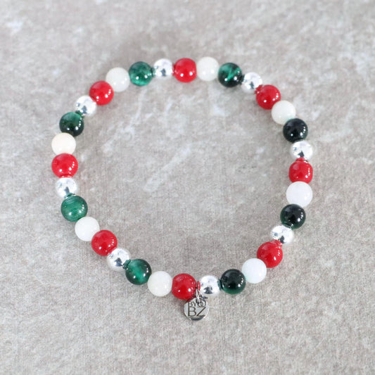 VERONA VERDE | Natuursteen armband mix | 6mm | Normal Fit