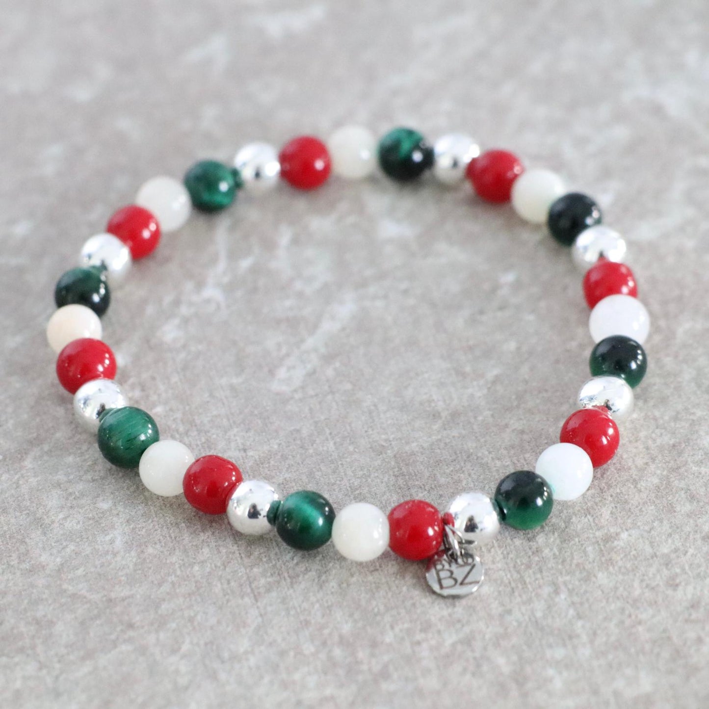 VERONA VERDE | Natuursteen armband mix | 6mm | Normal Fit