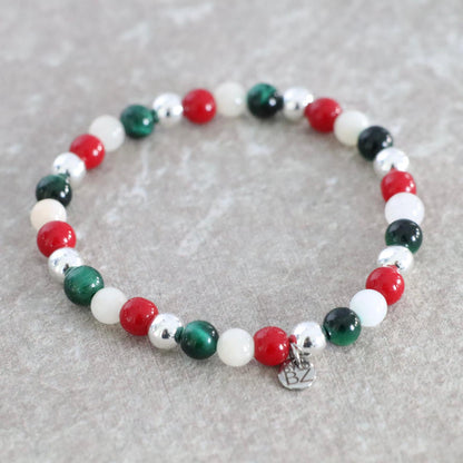 VERONA VERDE | Natuursteen armband mix | 6mm | Normal Fit