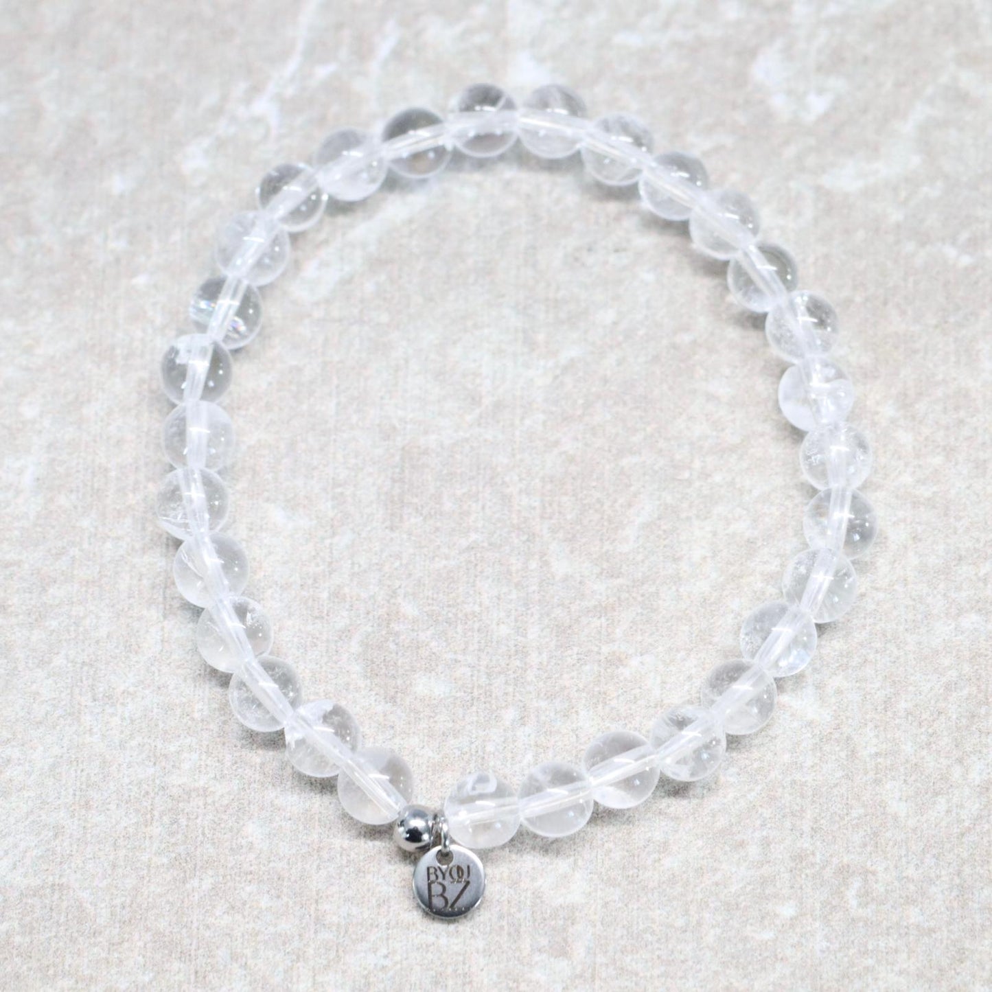 CLASSIC BERGKRISTAL | Bergkristal armband | 6mm | Normal Fit