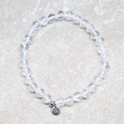 CLASSIC BERGKRISTAL | Bergkristal armband | 6mm | Normal Fit
