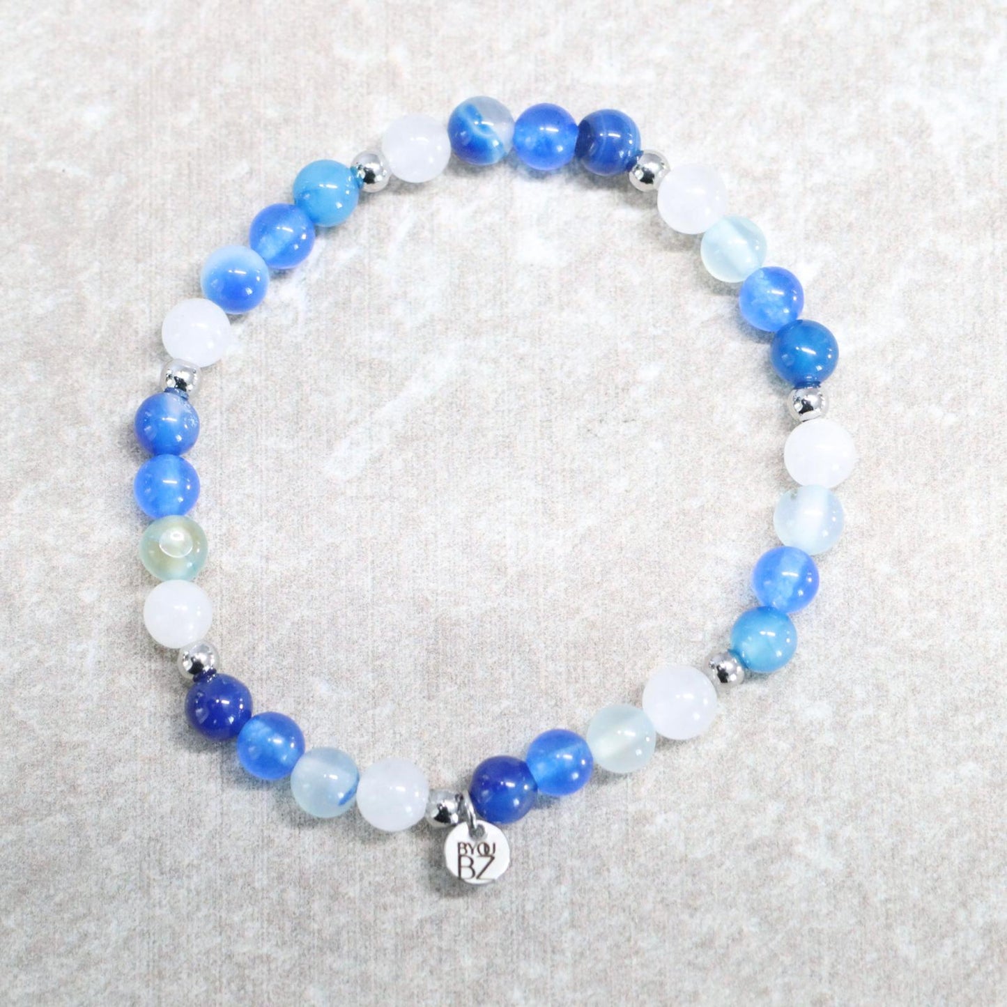 MYSTIC SANTORINI | Natuursteen armband mix | 6mm | Normal Fit