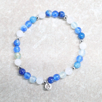 MYSTIC SANTORINI | Natuursteen armband mix | 6mm | Normal Fit