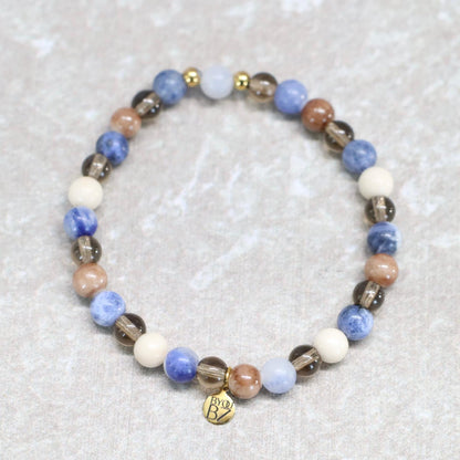 WHISPERS OF TALLINN | Natuursteen armband mix | 6mm | Normal Fit