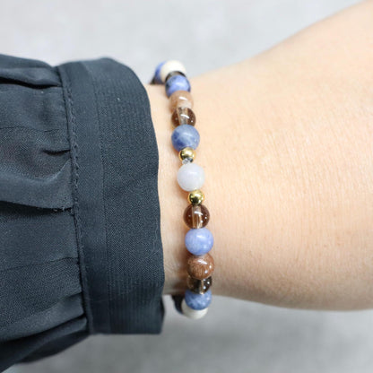 WHISPERS OF TALLINN | Natuursteen armband mix | 6mm | Normal Fit