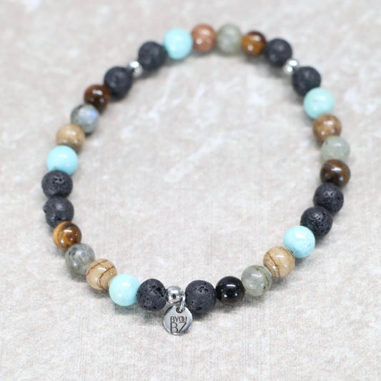 MYSTIC TULUM | Natuursteen armband mix | 6mm | Normal Fit