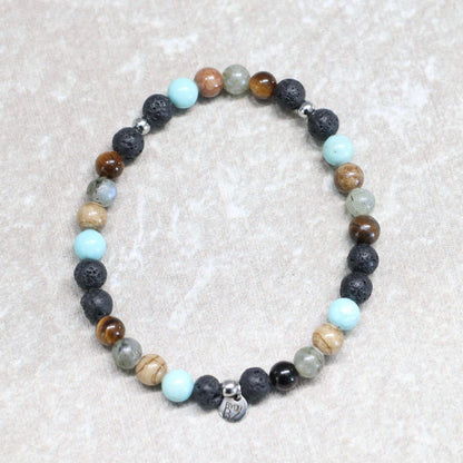 MYSTIC TULUM | Natuursteen armband mix | 6mm | Normal Fit