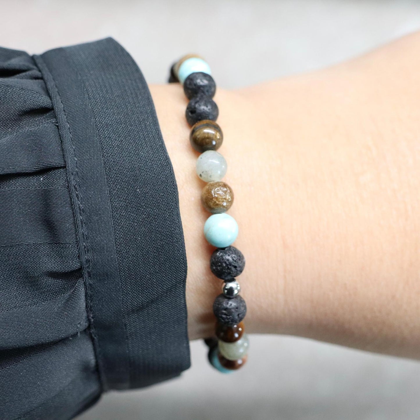 MYSTIC TULUM | Natuursteen armband mix | 6mm | Normal Fit