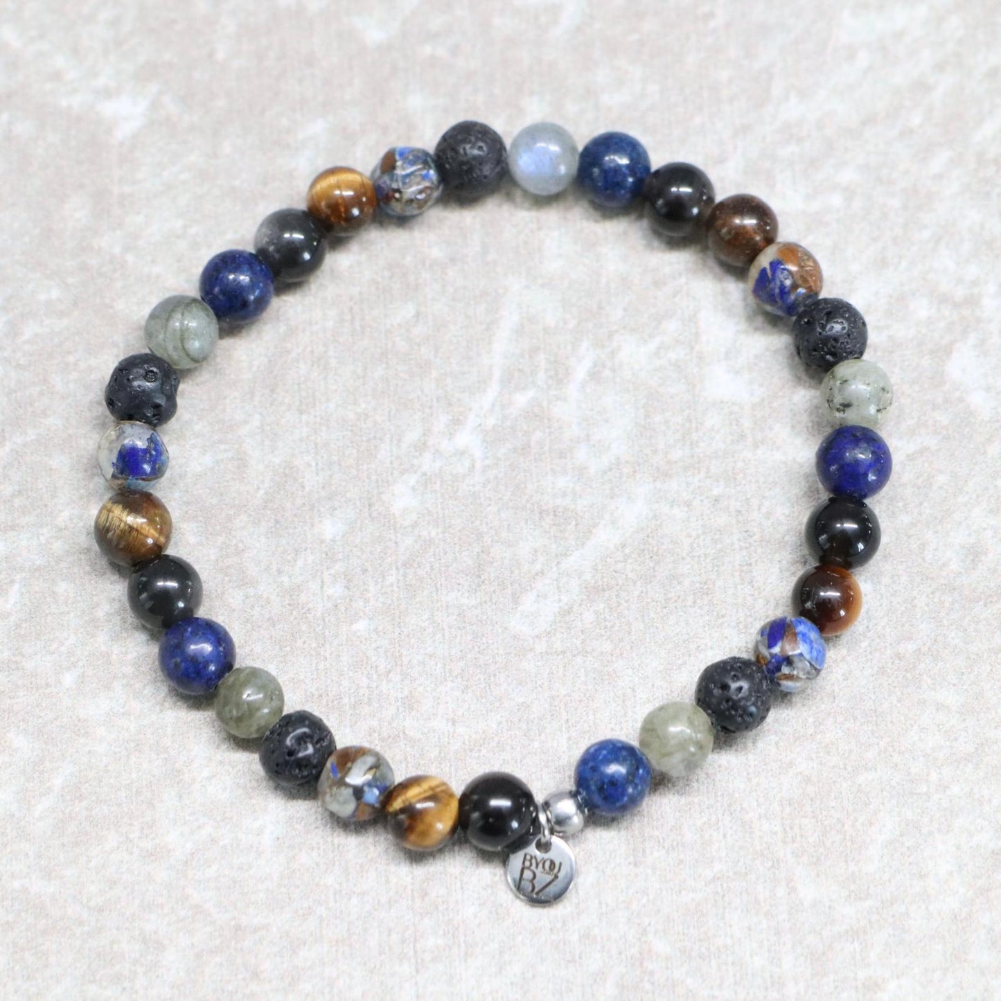 MYSTIC ANDES | Natuursteen armband mix | 6mm | Normal Fit