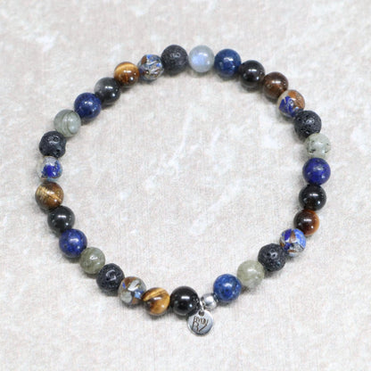 MYSTIC ANDES | Natuursteen armband mix | 6mm | Normal Fit