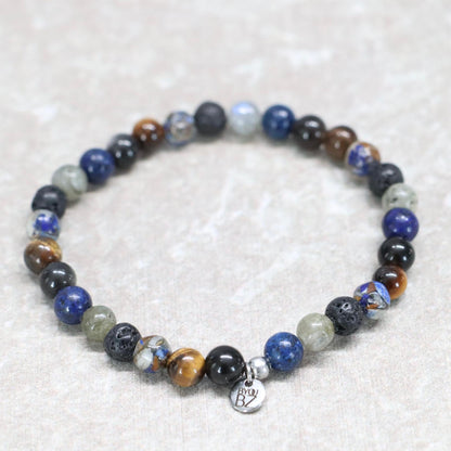MYSTIC ANDES | Natuursteen armband mix | 6mm | Normal Fit