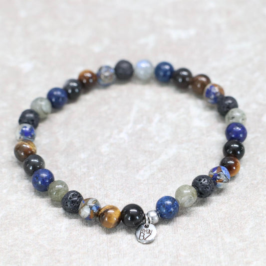 MYSTIC ANDES | Natuursteen armband mix | 6mm | Normal Fit